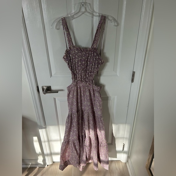 Sea New York Ida Apron Midi Dress In Lilac - Picture 3 of 8